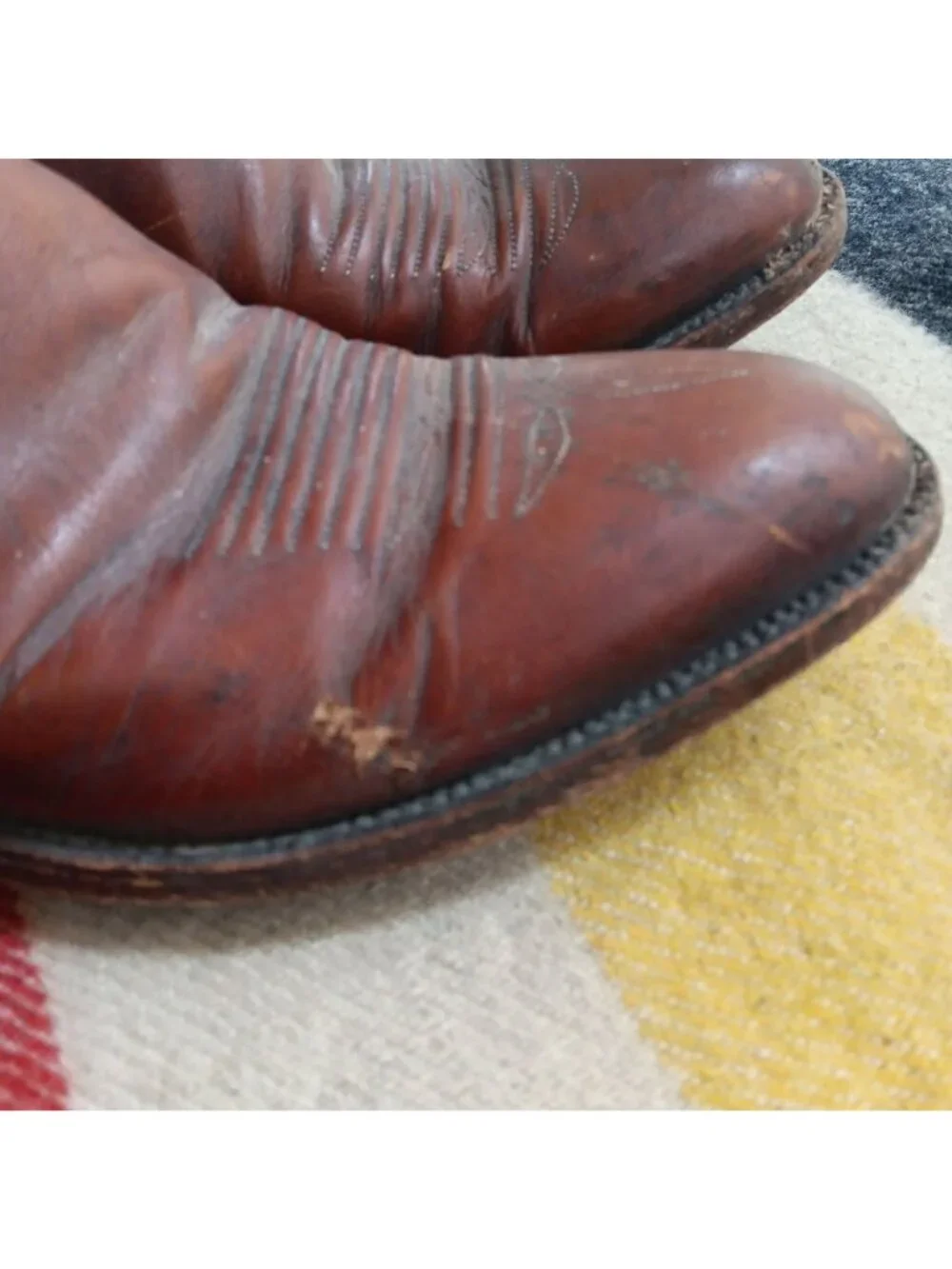 Vintage Lucchese L6661 Cowboy Boots 11.5B Mens Classic  San Antonio 1883
